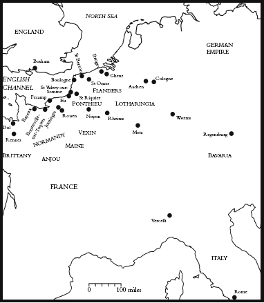 Map of north-west Europe c 1060 Ian W Walker Map of Europe c1060 - photo 7