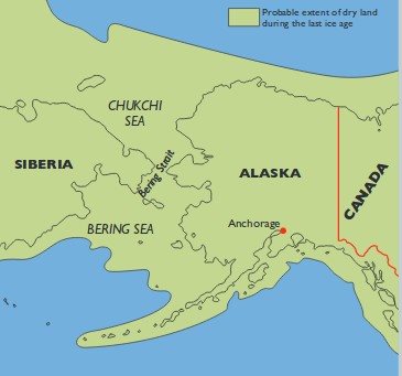 Siberia Asia and Alaska North America are today separated by an area of - photo 4