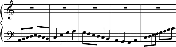 The answers for the names of the notes for both the Treble and Bass Clefs above - photo 22