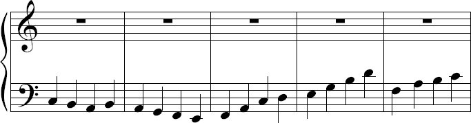 The answers for the names of the notes for both the Treble and Bass Clefs above - photo 23