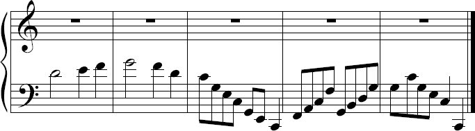 The answers for the names of the notes for both the Treble and Bass Clefs above - photo 24