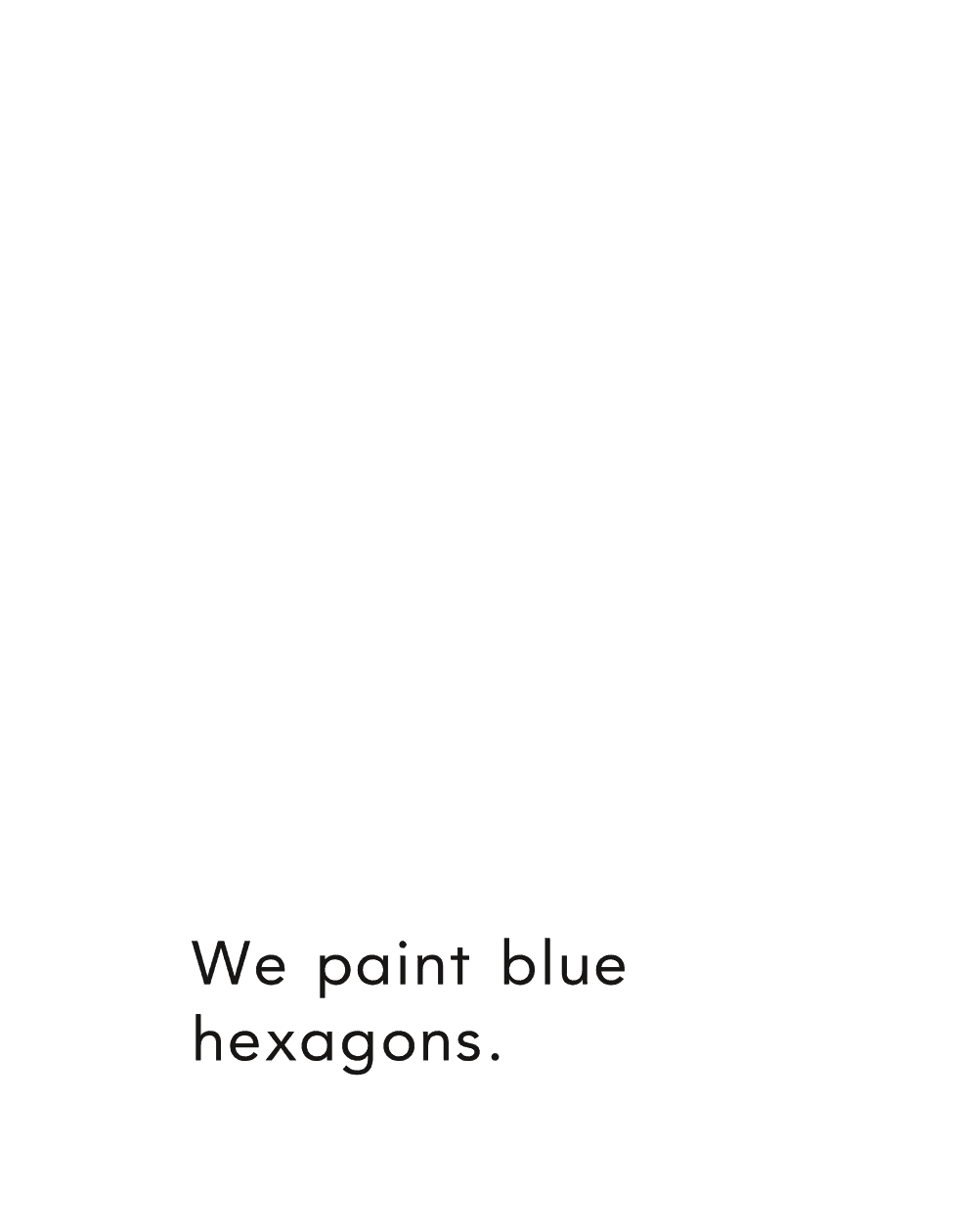 We paint blue hexagons - photo 20