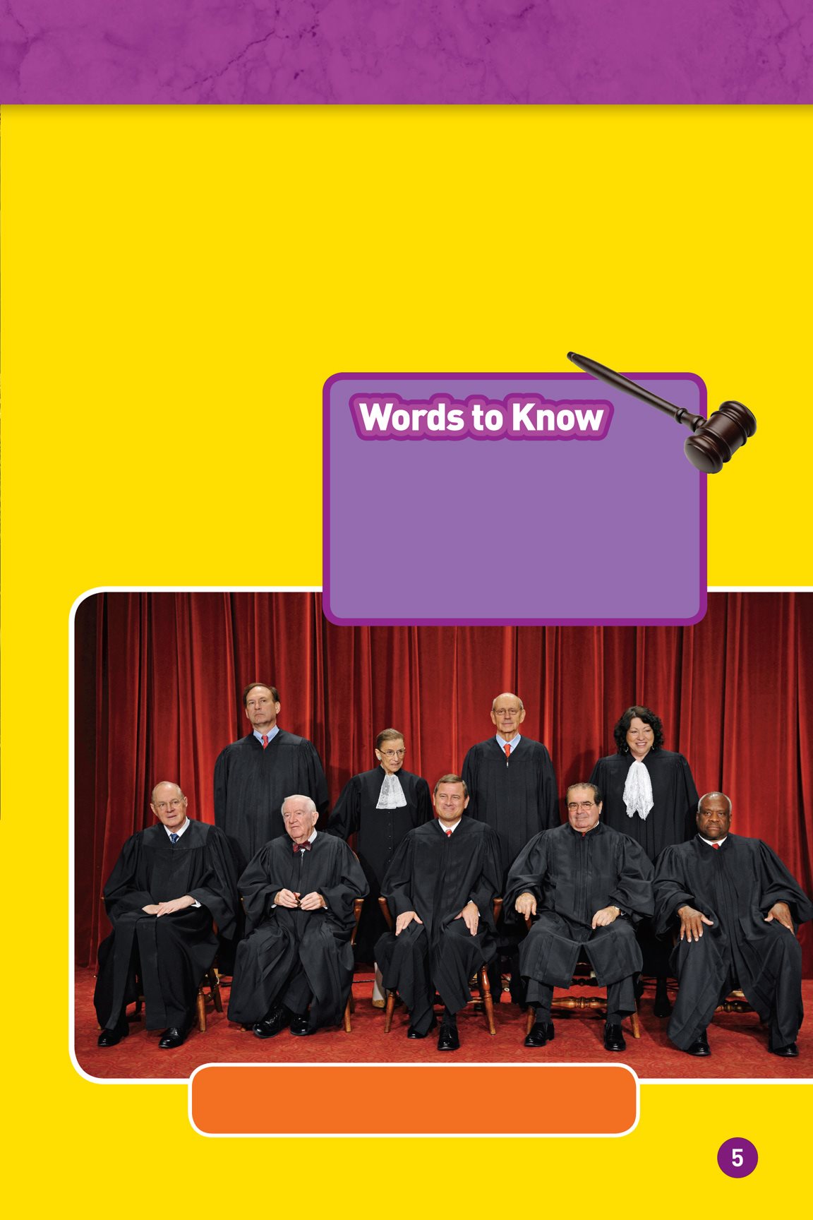 A justice is another name for a judge There are nine justices on the Supreme - photo 7