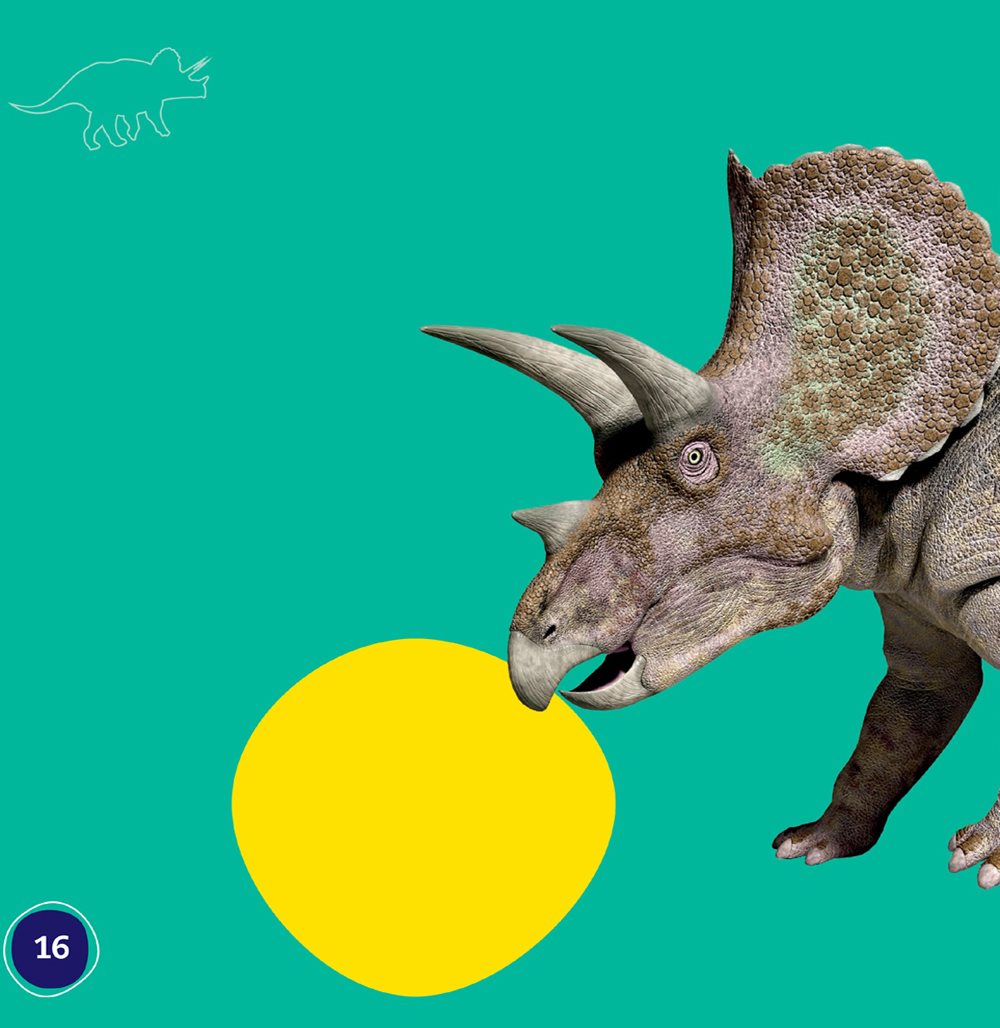 Triceratops walked on four legs Its back legs were long Its front - photo 16