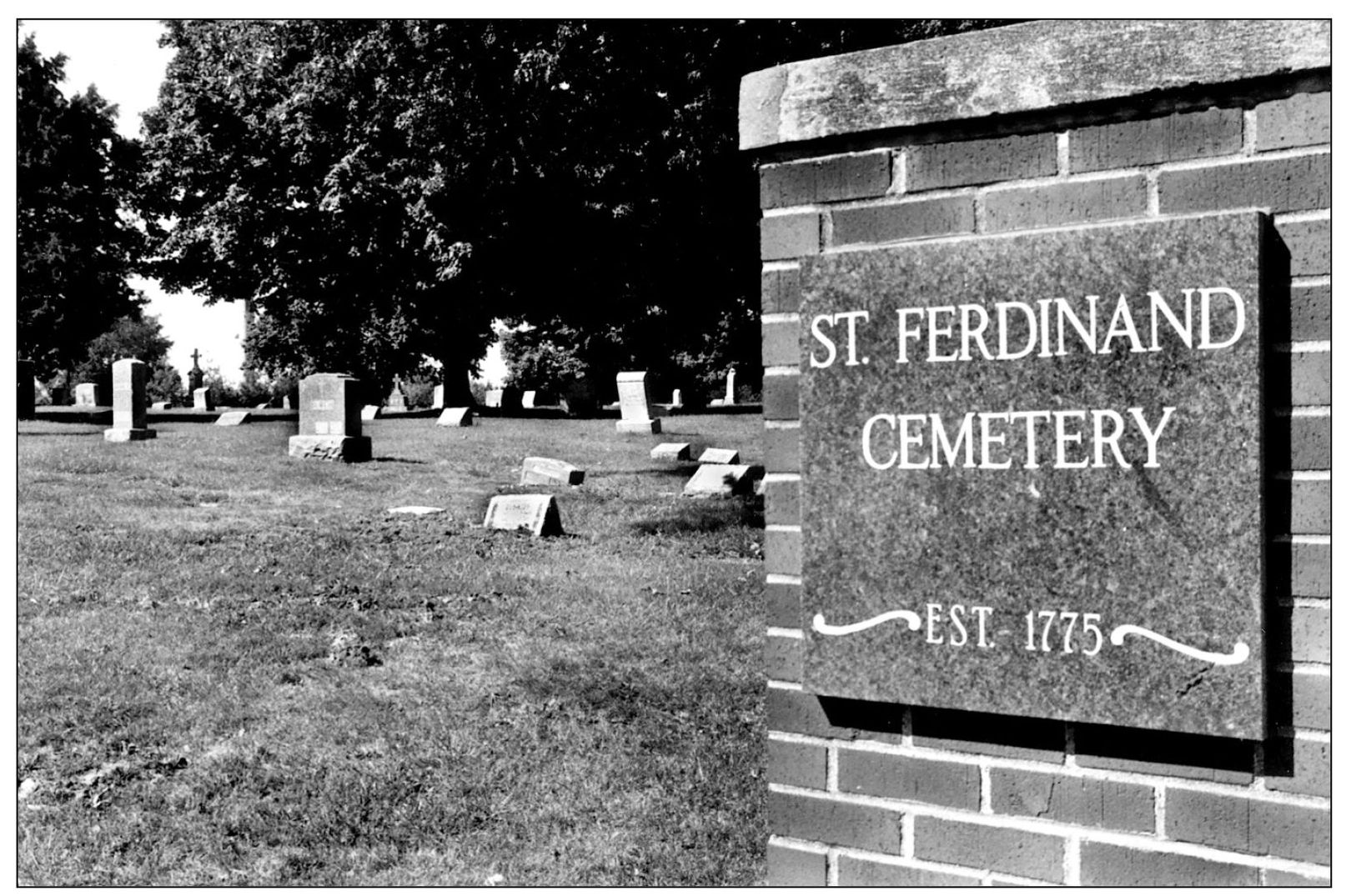 The St Ferdinand Cemetery west of Graham Road established in 1775 was a land - photo 5