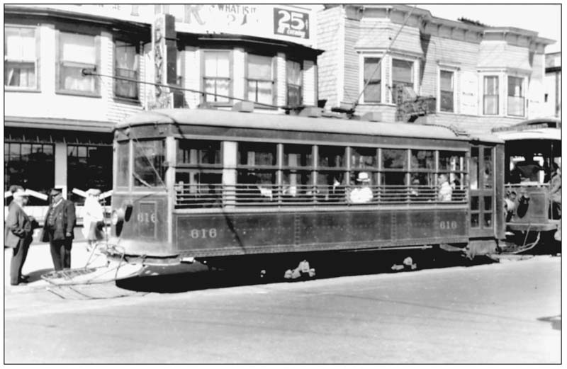 Seen here is Biddeford and Saco Railroad car No 616 at the end of the line - photo 12