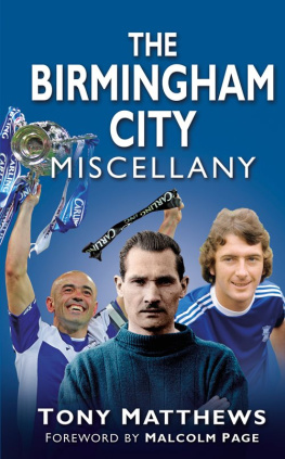 Tony Matthews - The Birmingham City Miscellany