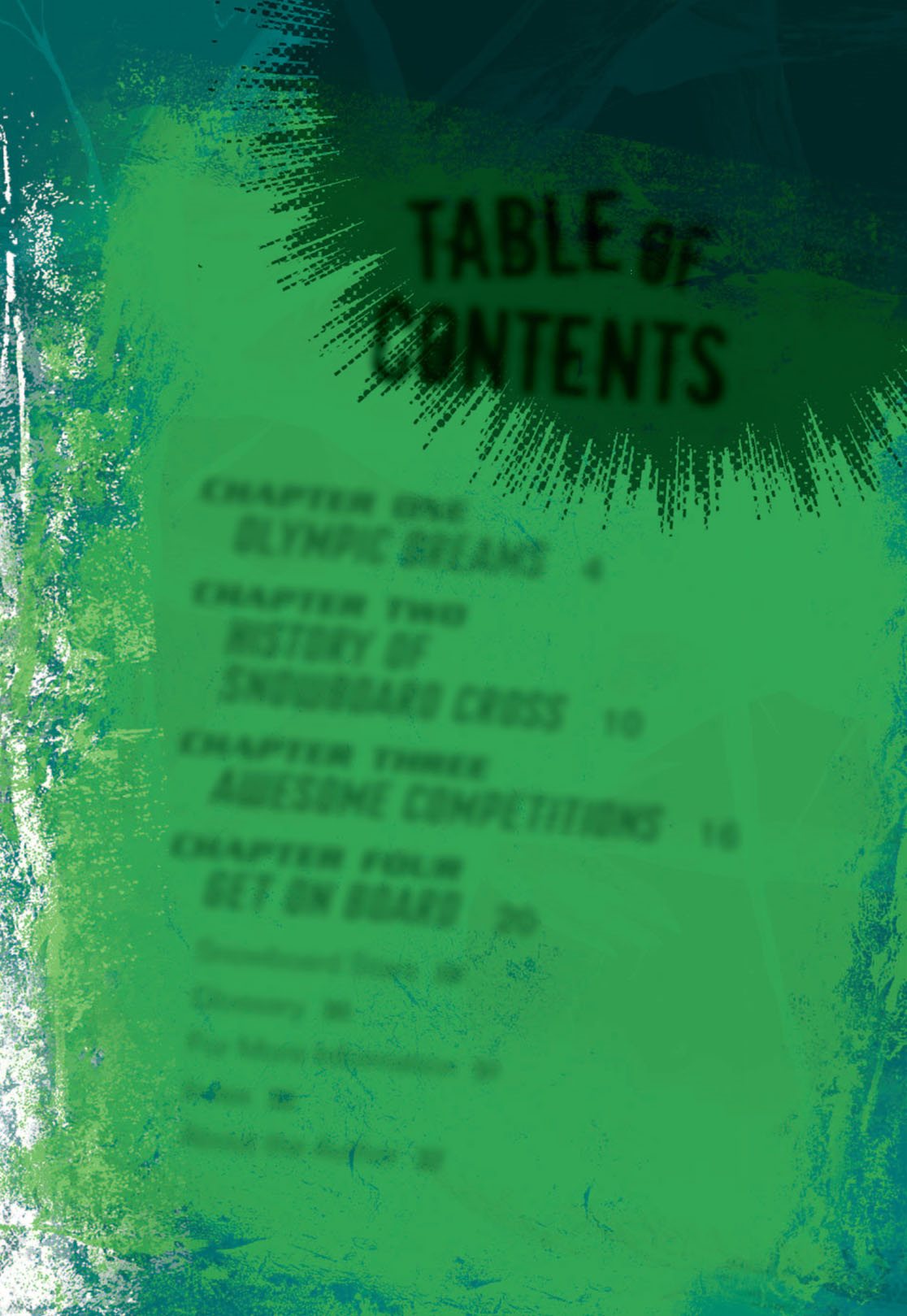 TABLE OF CONTENTS CHAPTER ONE CHAPTER TWO CHAPTER THREE CHAPTER FOUR - photo 5