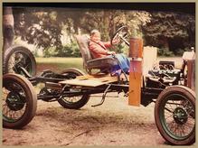 Me behind the wheel of Betsy when she was being restored Picture was taken in - photo 7