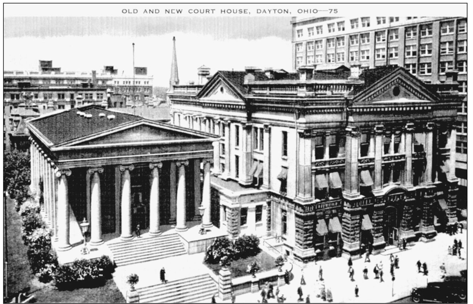 The old courthouse left was built in 1850 In 1859 Abraham Lincoln gave a - photo 3