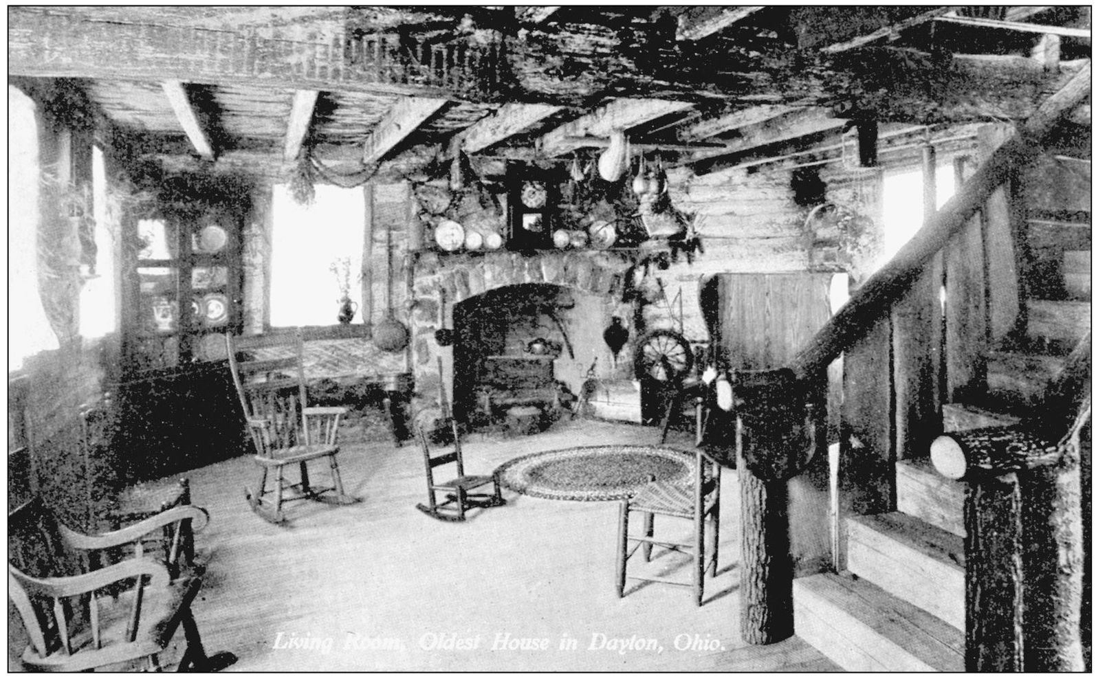 The interior of Newcoms log cabin now known as Newcoms Tavern is replete with - photo 5