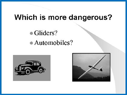 Many people consider the automobile fatality rate as the worst of all - photo 3