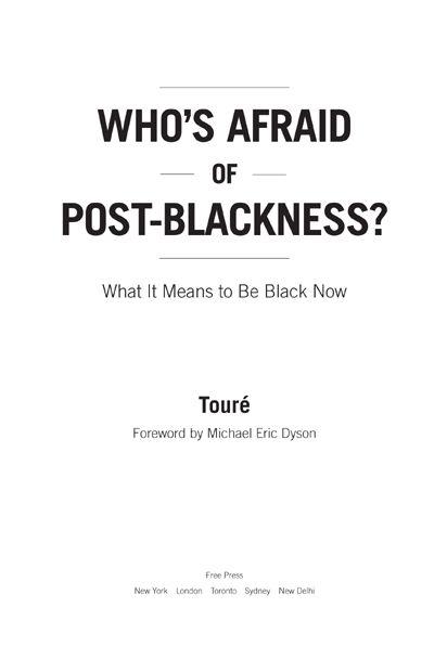 Whos Afraid of Post-Blackness What It Means to Be Black Now - image 5