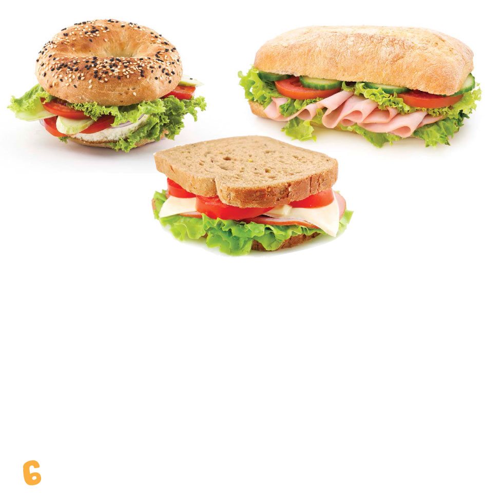 These sandwiches are different shapes These sandwiches are - photo 8