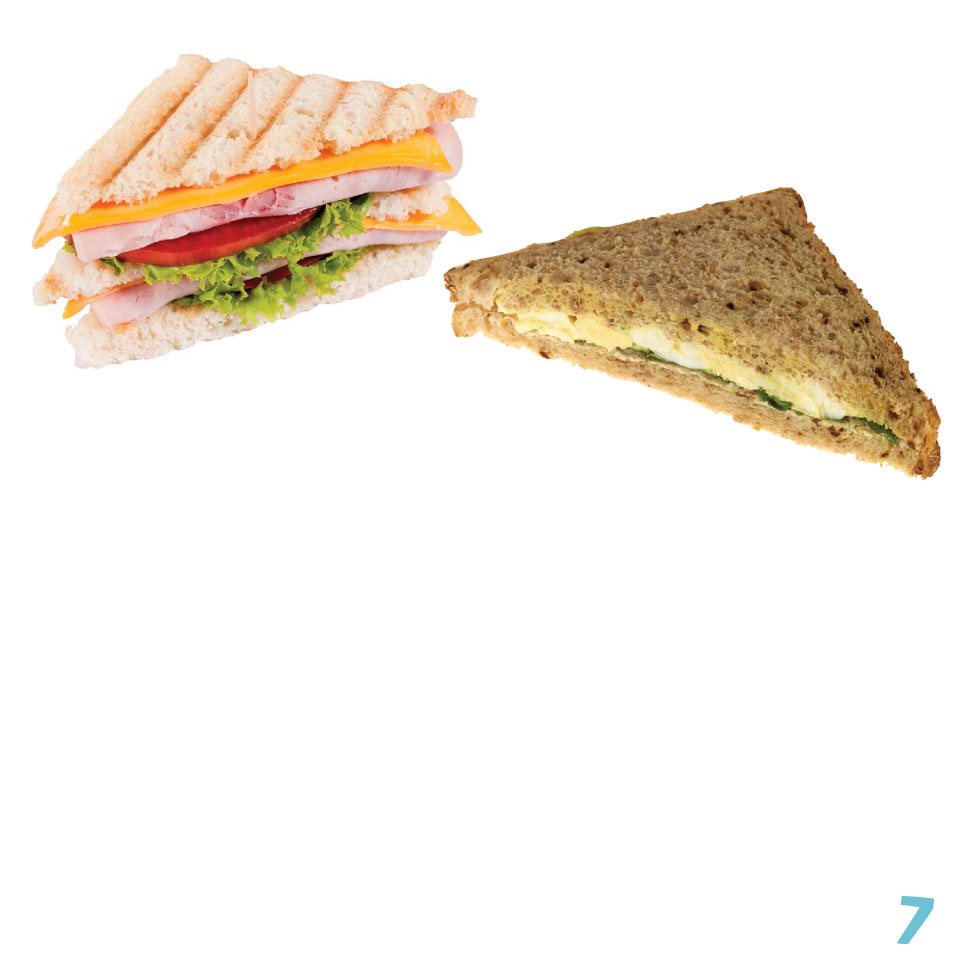 These sandwiches are triangles These blocks are different shapes - photo 9