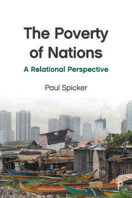 Paul Spicker - The Poverty of Nations: A Relational Perspective