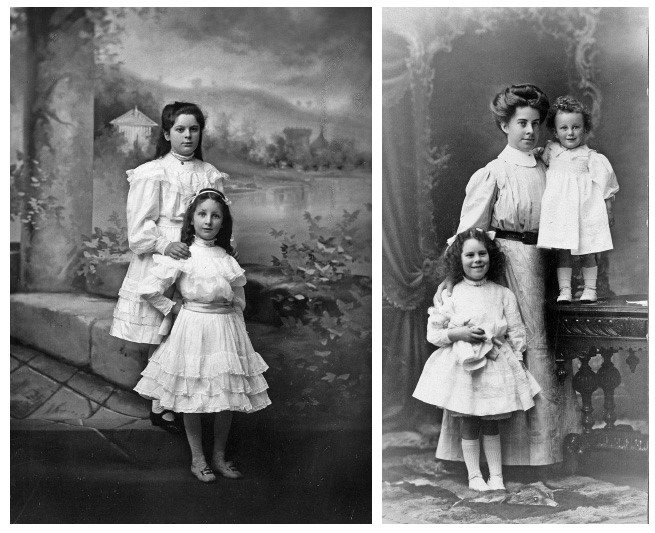 left Coralie and Margaret at Whitelaws Studio 1910 Percy Whitelaw was - photo 4