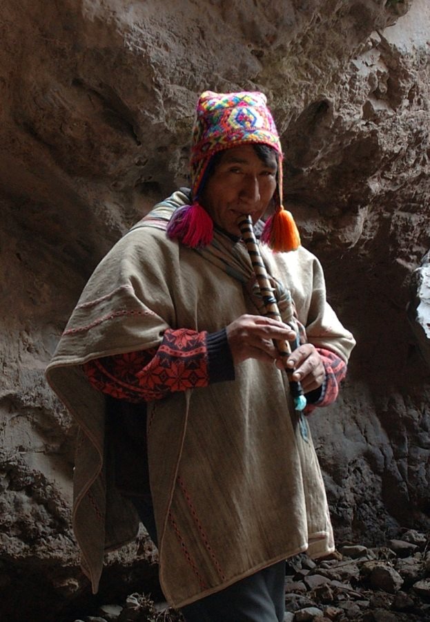 Sebastian playing Qero flute AUTHORS NOTE ON QUECHUA TERMS I t is - photo 11