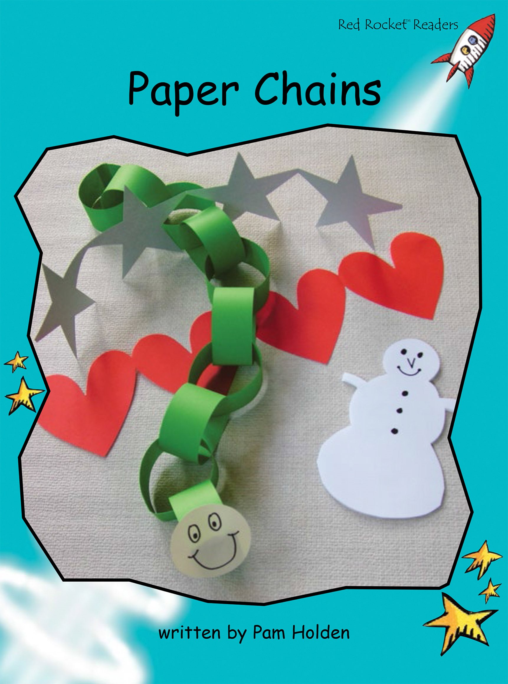 Paper chains can be made two different ways The easy way is to join strips of - photo 1