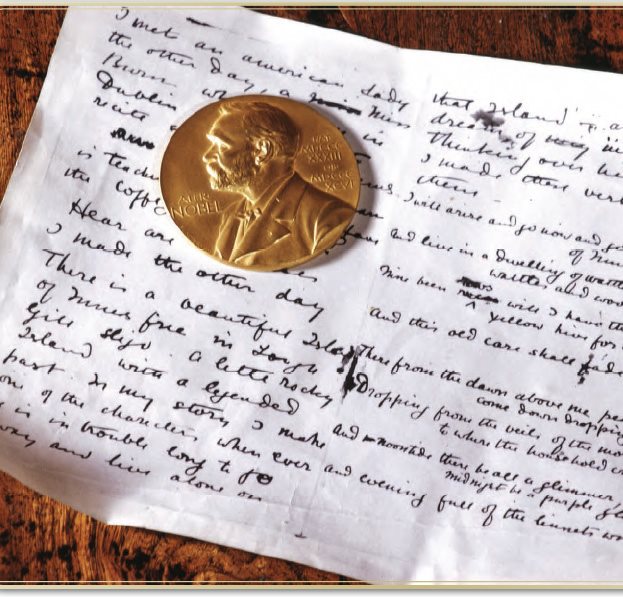 The Nobel medal won by Irish poet William Butler Yeats in 1923 rests atop one - photo 4