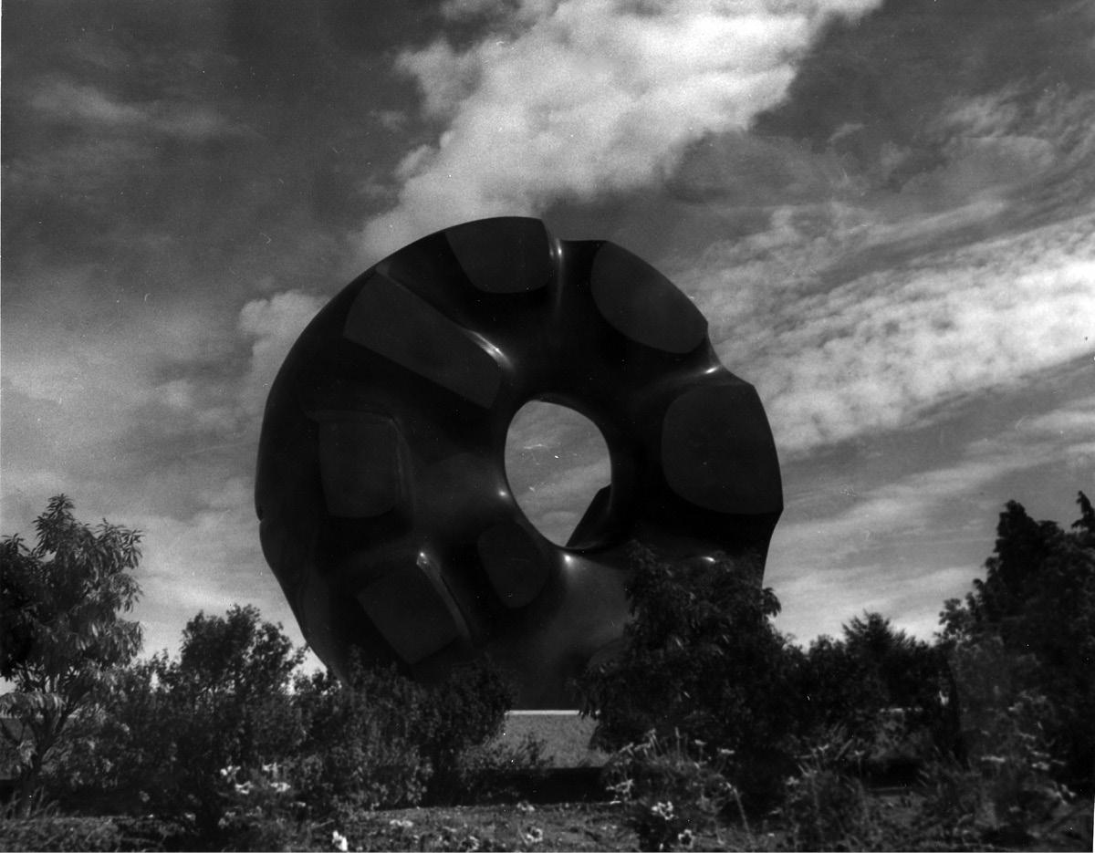 Black Sun created by sculptor Isamu Noguchi in 1968 from black Brazilian - photo 5