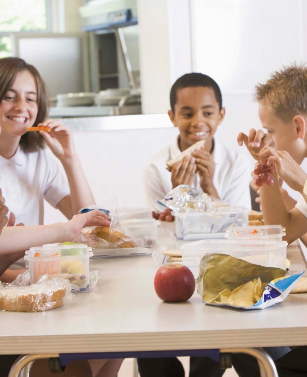 When it is time for lunch we go to the cafeteria We sit at a table and - photo 18