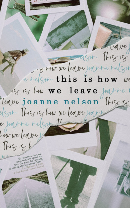 JoAnne Nelson This is How We Leave