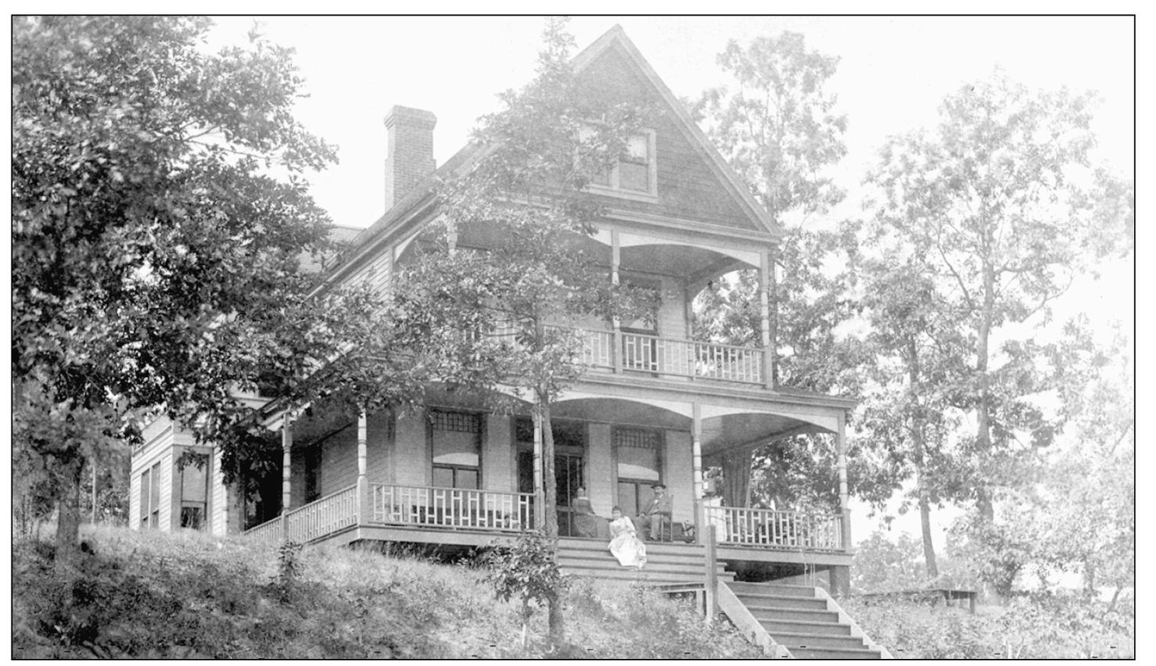 Atop the hill by Pine Lake is one of the many cottages erected as summer homes - photo 5