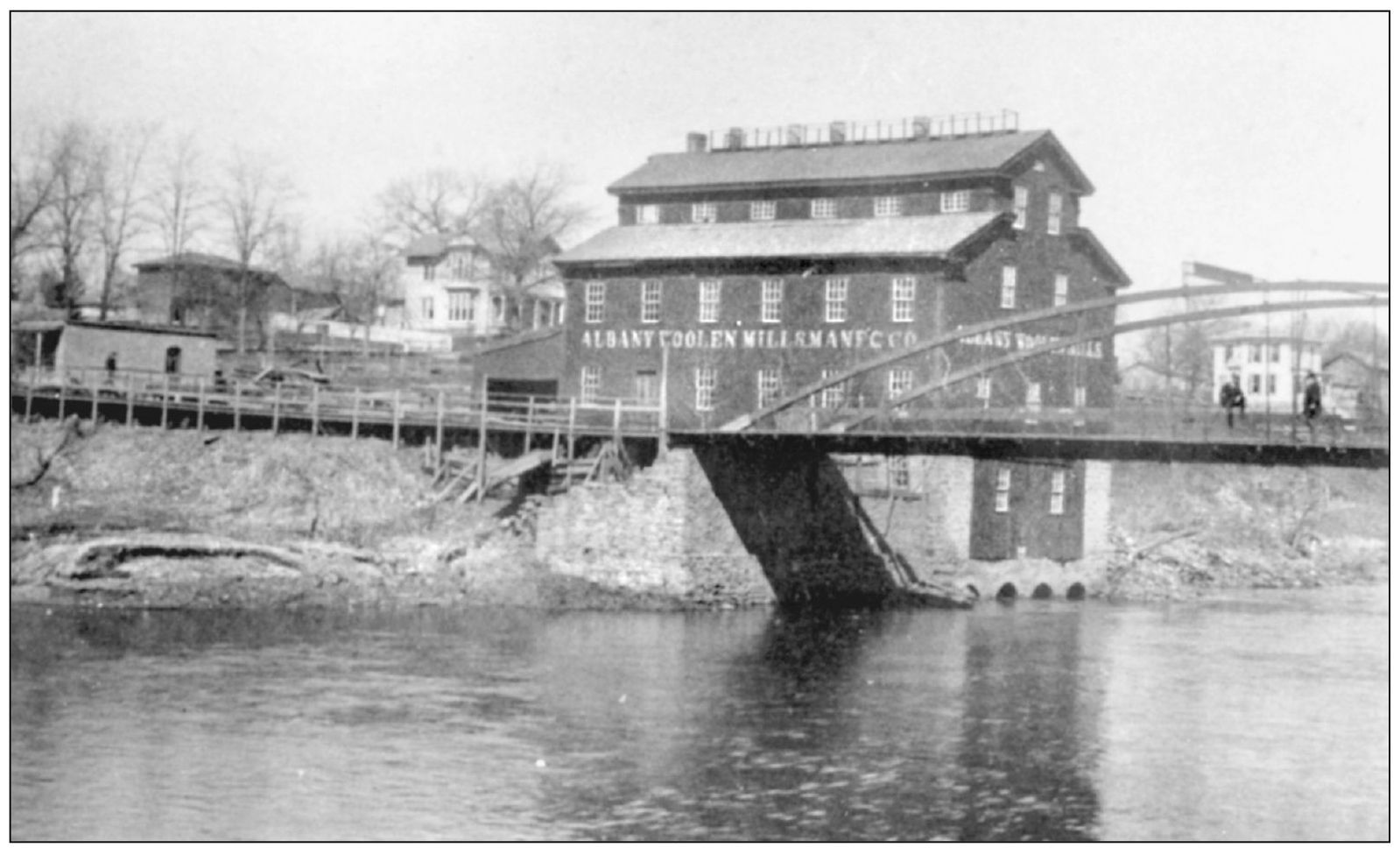 Here is the Albany Woolen Mills and Manufacturing Company This building was - photo 8