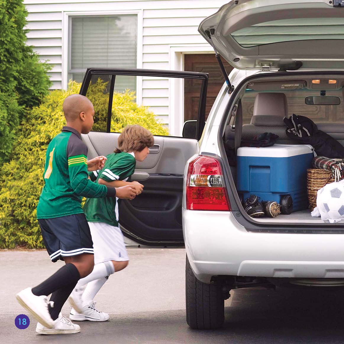 Soccer practice is today Lets go We want to be on time You can - photo 18