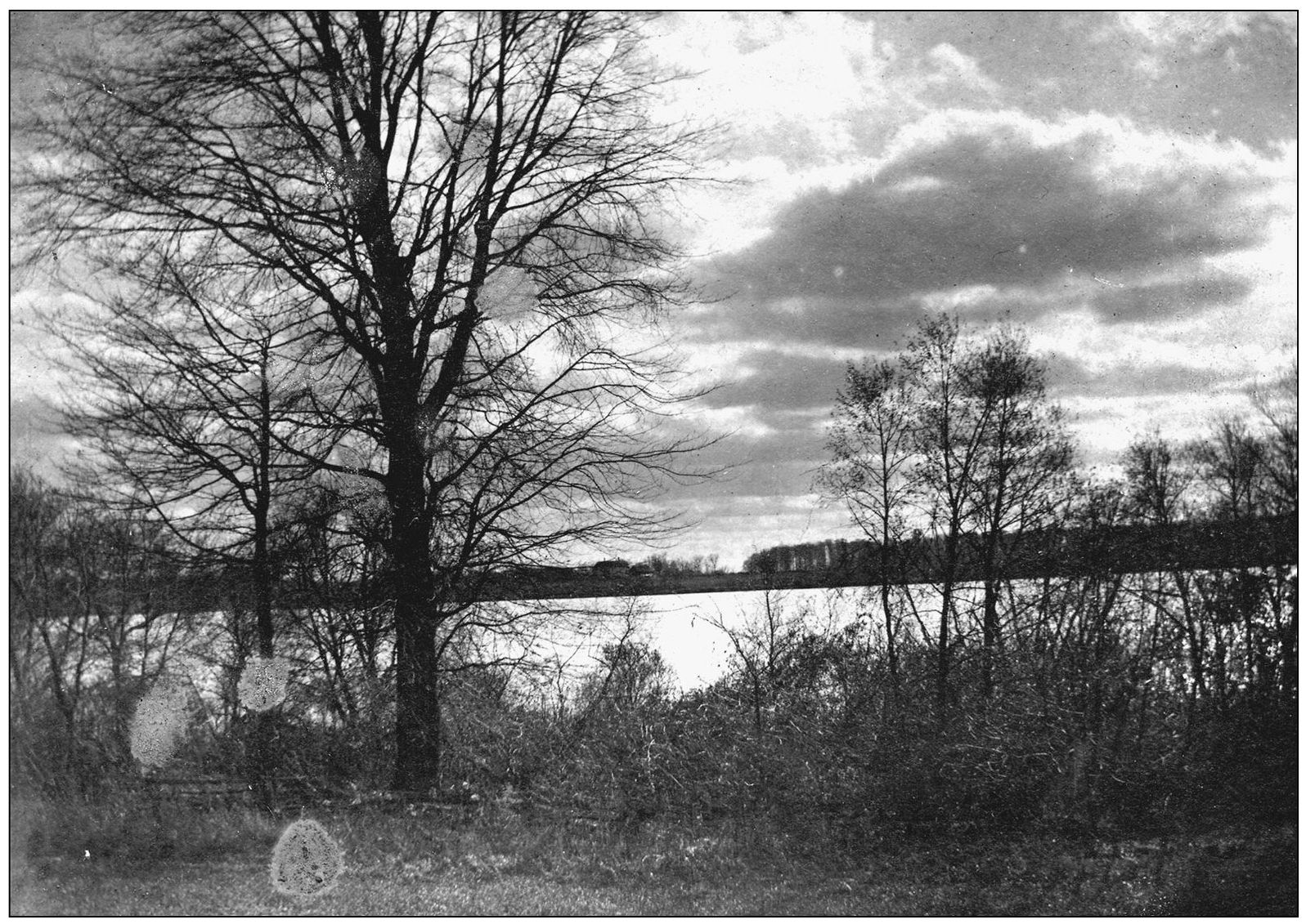 In this early photograph of Cranberry Lake only trees can be seen no homes - photo 3