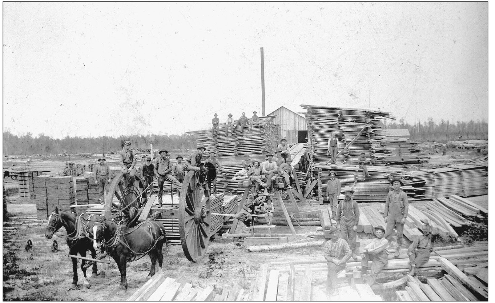 Richard English had one of the lumber mills in Alpine Township He employed - photo 7