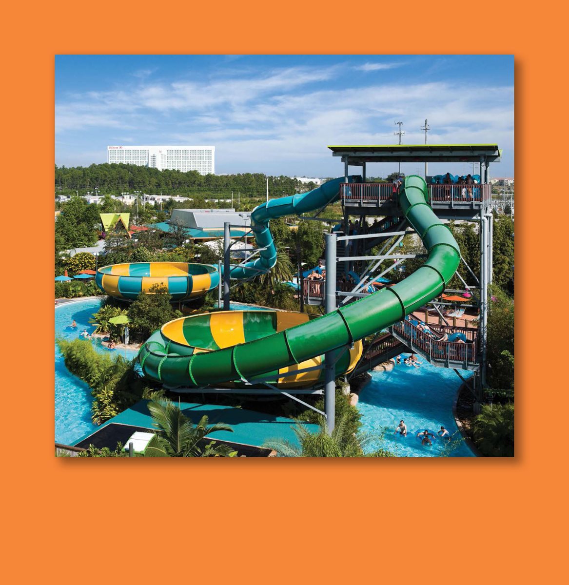 Slides like these at Aquatica SeaWorlds water park are called chutes - photo 8