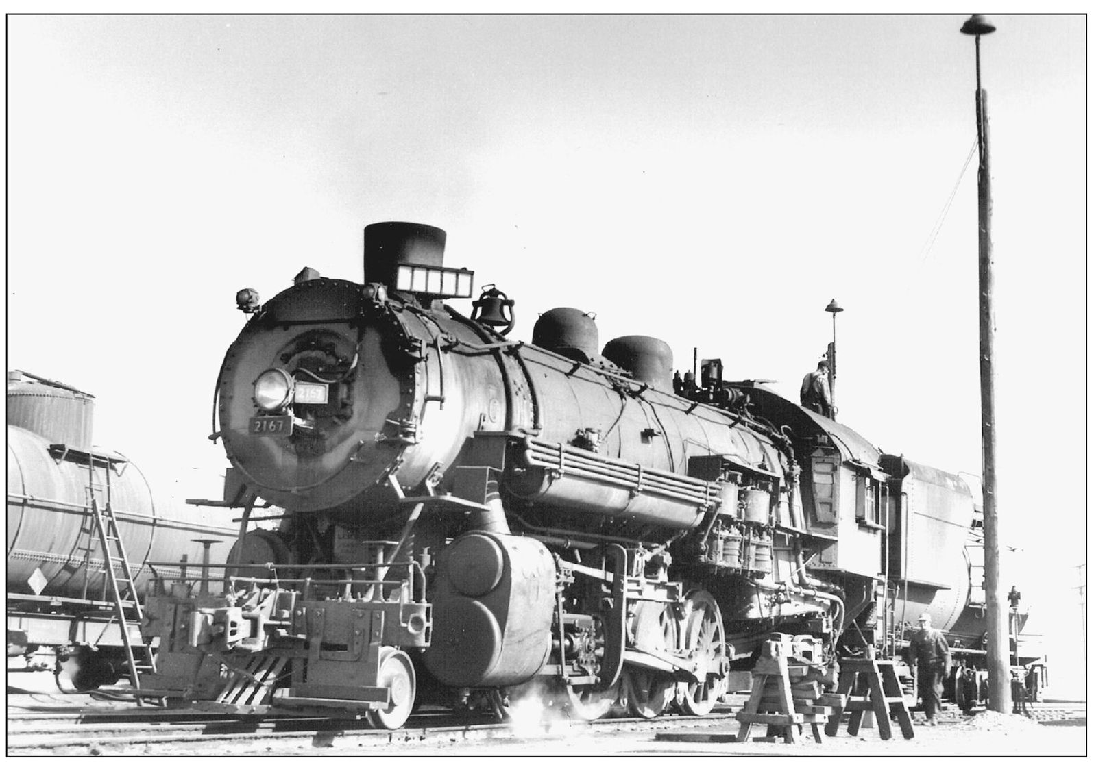 This photograph of Union Pacific engine No 2167 was taken May 28 1955 Steam - photo 3