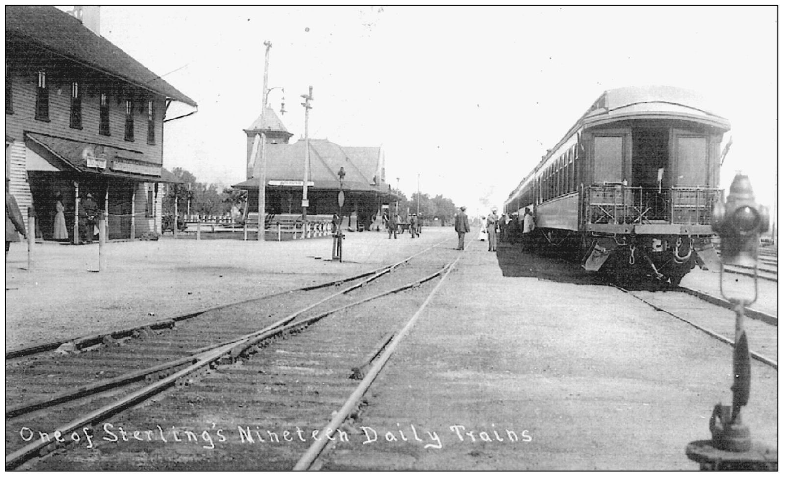 This photograph shows one of 19 trains that passed through Sterling in 1915 on - photo 5