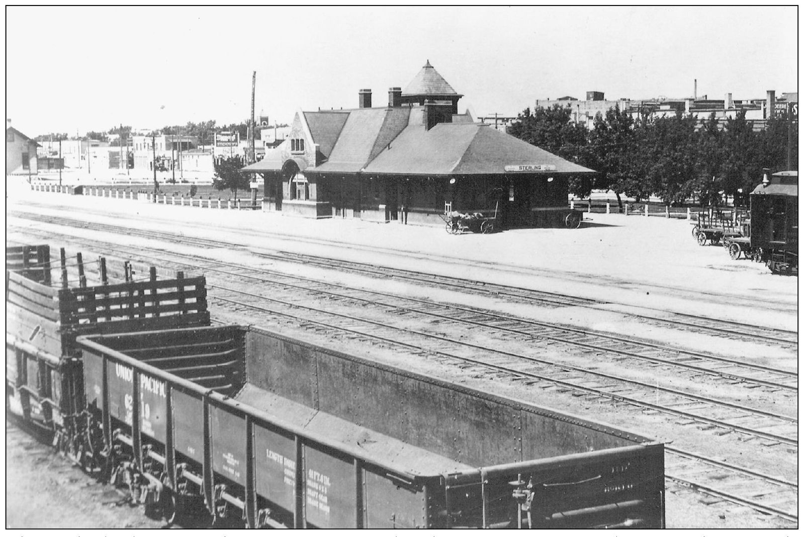 This is the back view of the Union Pacific railroad station in its original - photo 8