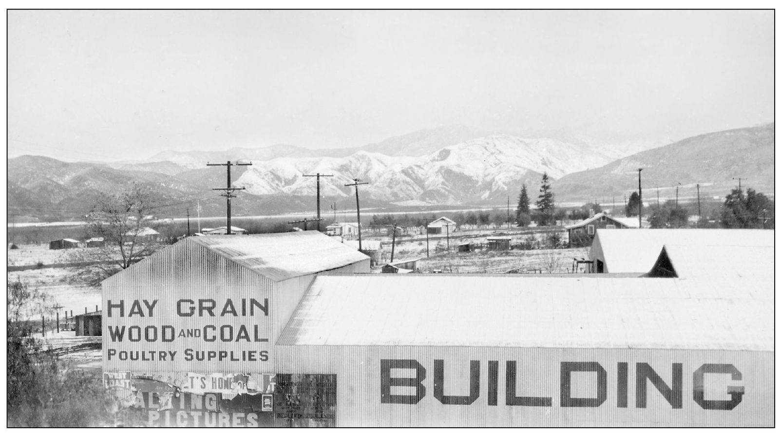 Holsingers on upper Yucaipa Boulevard advertises its wares on its buildings in - photo 11