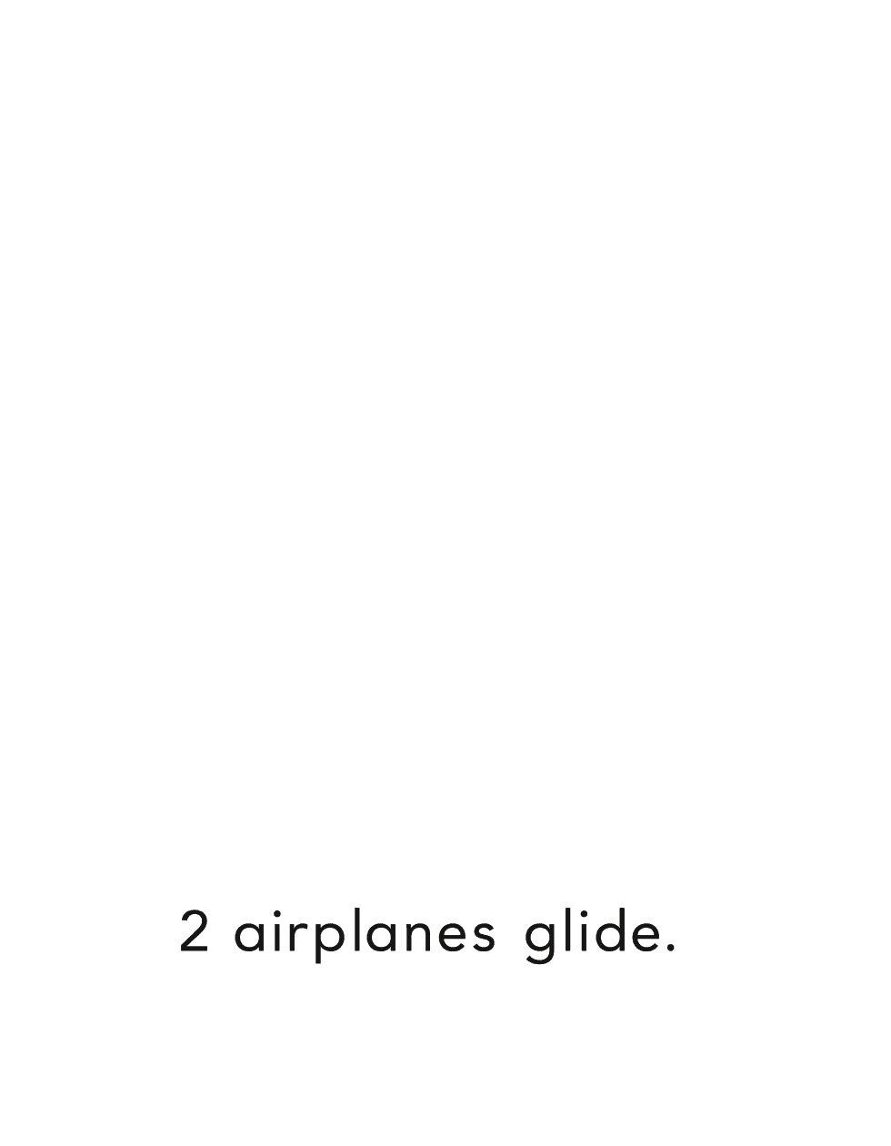 airplanes glide - photo 8