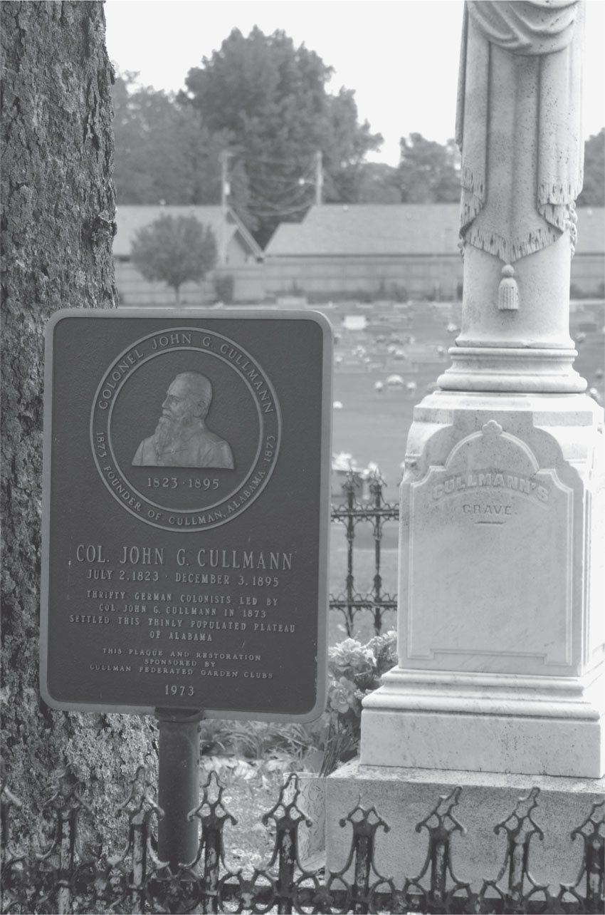 The Founder Col Johann G Cullmann is buried in the middle of Cullman City - photo 3