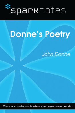 SparkNotes - Donnes Poetry
