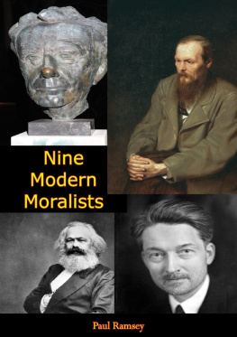 Paul Ramsey Nine Modern Moralists