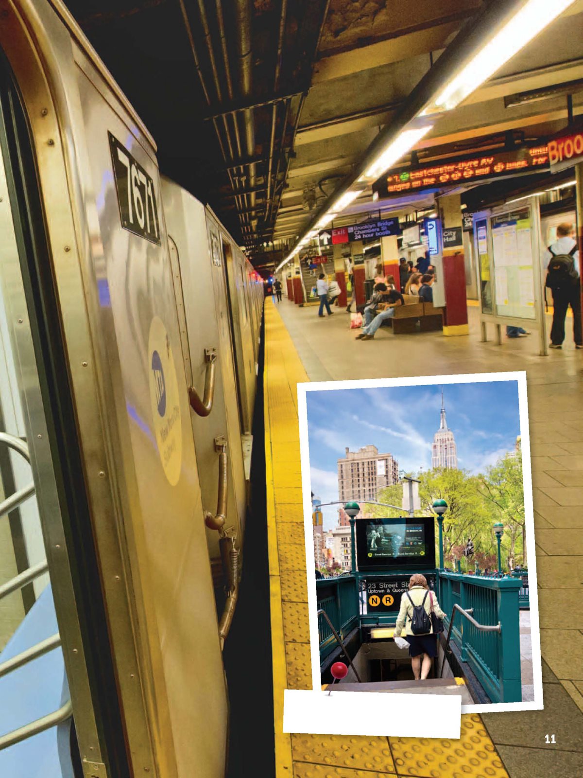 The New York City subway system has stations in operation ON BROADWAY - photo 11