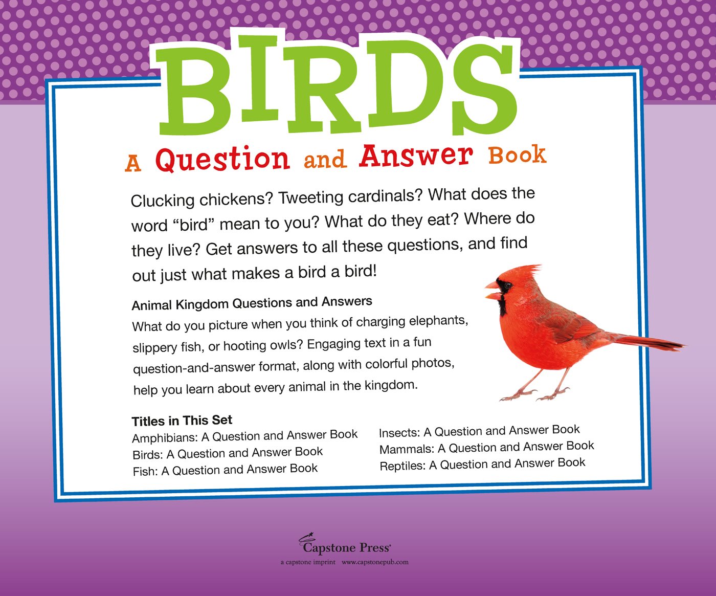 Animal Kingdom Questions and Answers Birds A Question and Answer Book by - photo 4