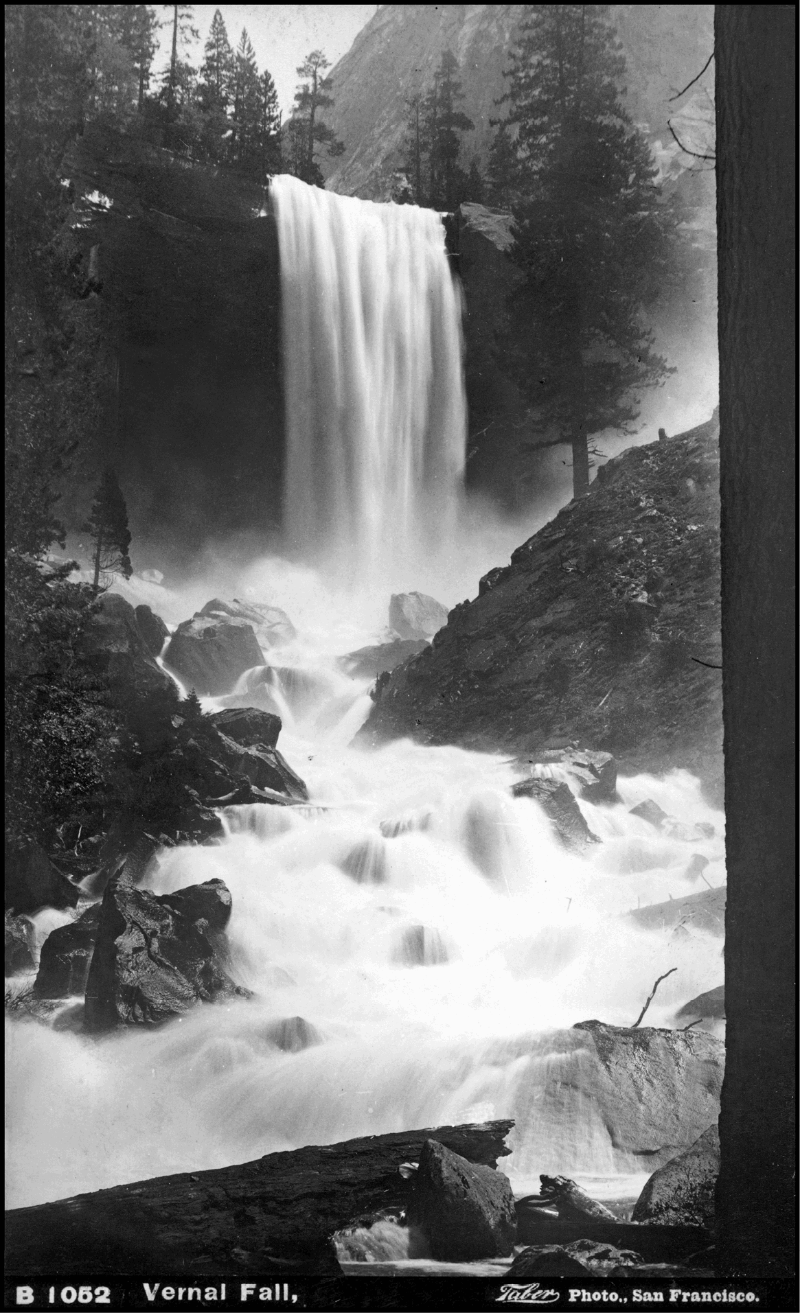 Vernal Falls in Yosemite National Park Circa 1880 Although reproduced by I W - photo 3