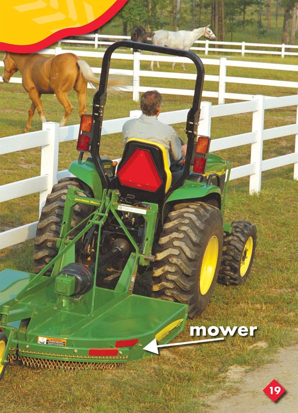 A tractor starts a race Hang on - photo 23