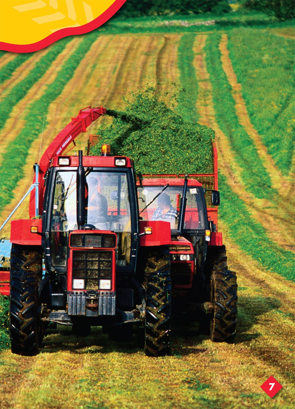 Tractors have big tires They can go through mud - photo 6