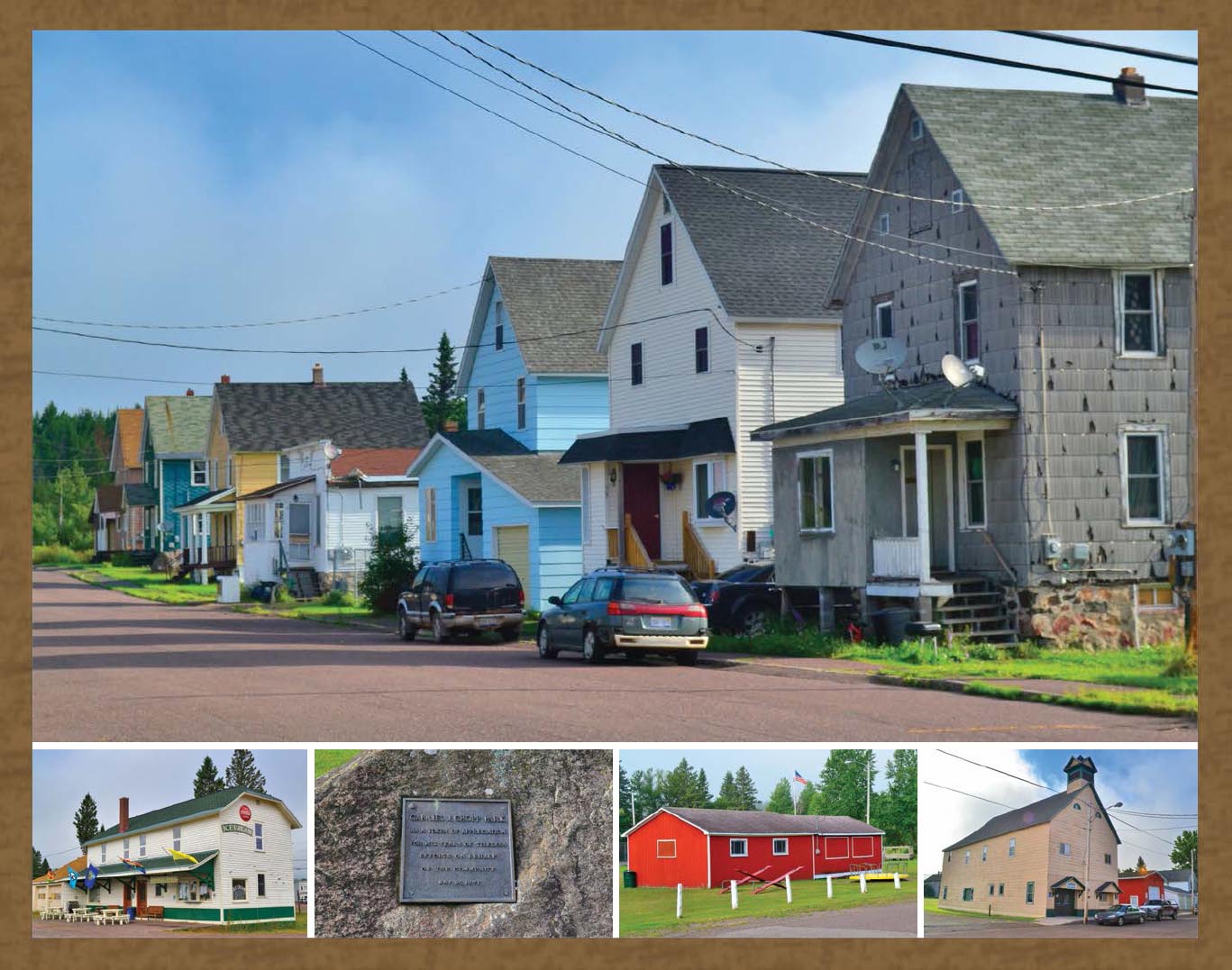 TOP A row of company houses built by the Ahmeek Mining Company in the early - photo 5