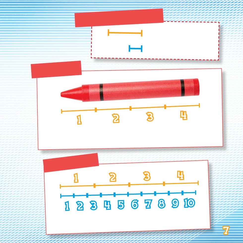 unit lengths inch centimeter measure this crayon is inches long - photo 9