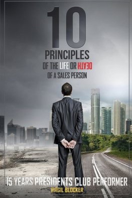 Virgil Blocker - 10 Principles of the Life or Death of a Salesperson