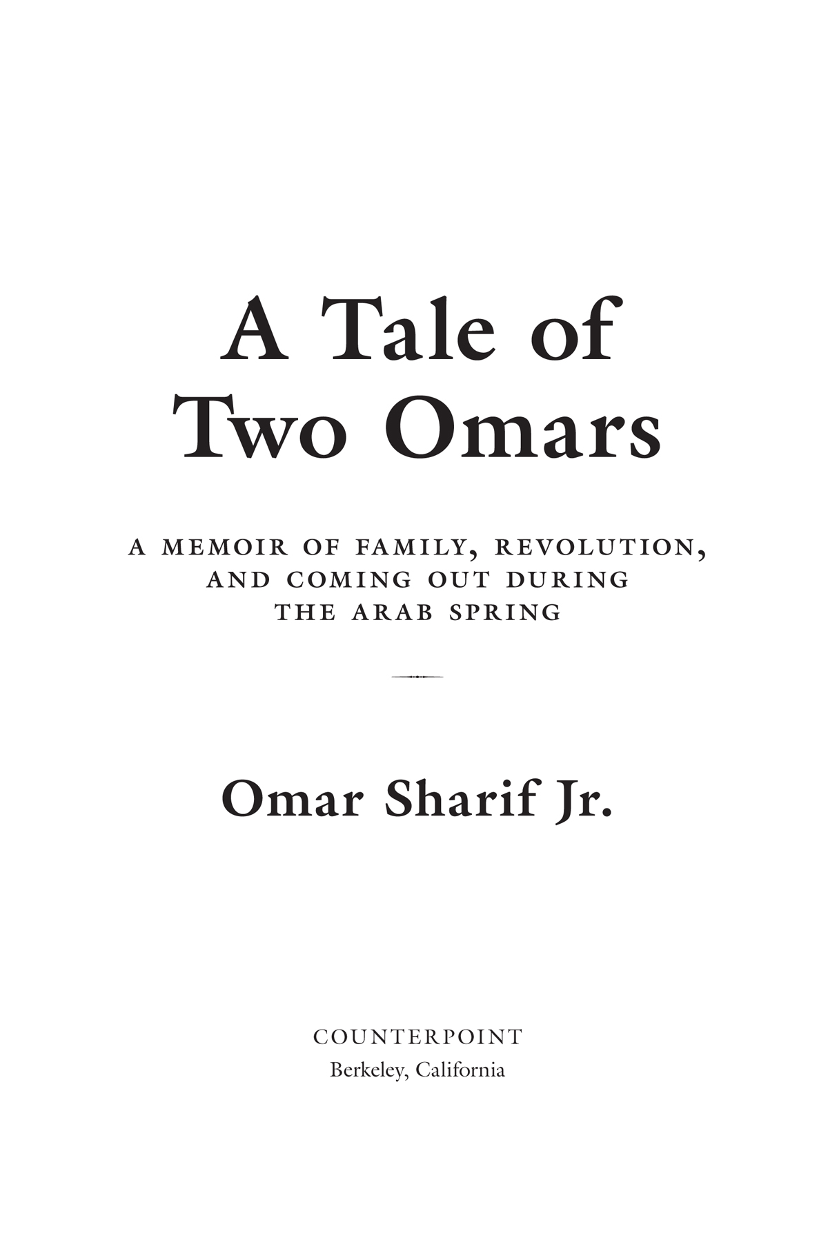 A Tale of Two Omars A Memoir of Family Revolution and Coming Out During the Arab Spring - image 3